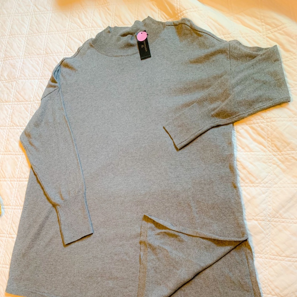 Worthington XXLarge Heather Grey Sweater